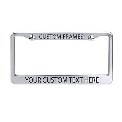 Laser Engraved Car license Plate Frames